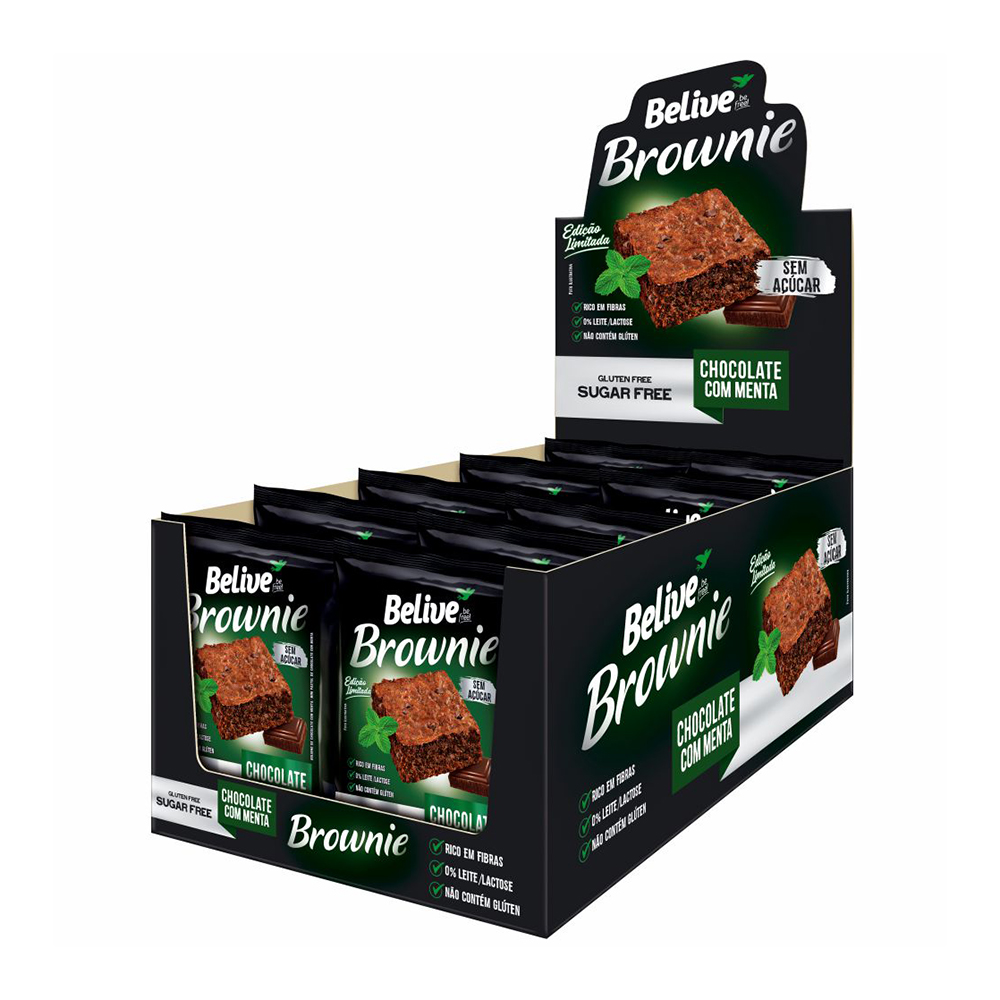 Belive - Brownie - Chocolate Mint - Box Of 10