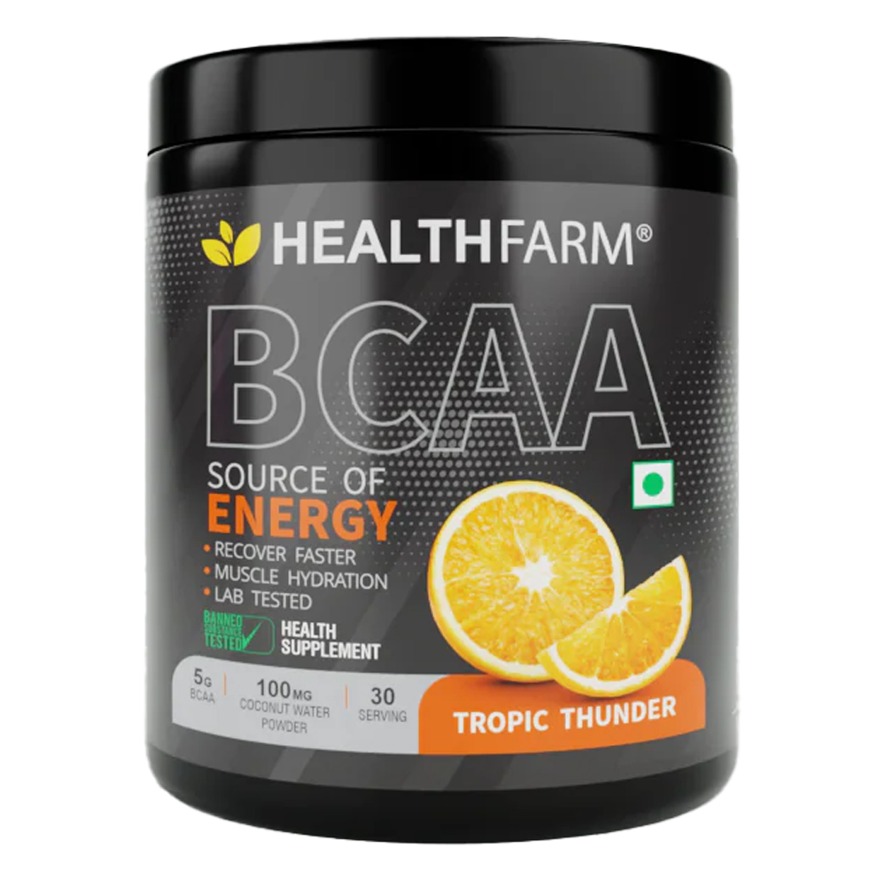 HealthFarm Nutrition 100% BCAA Blue Raspberry Tropic