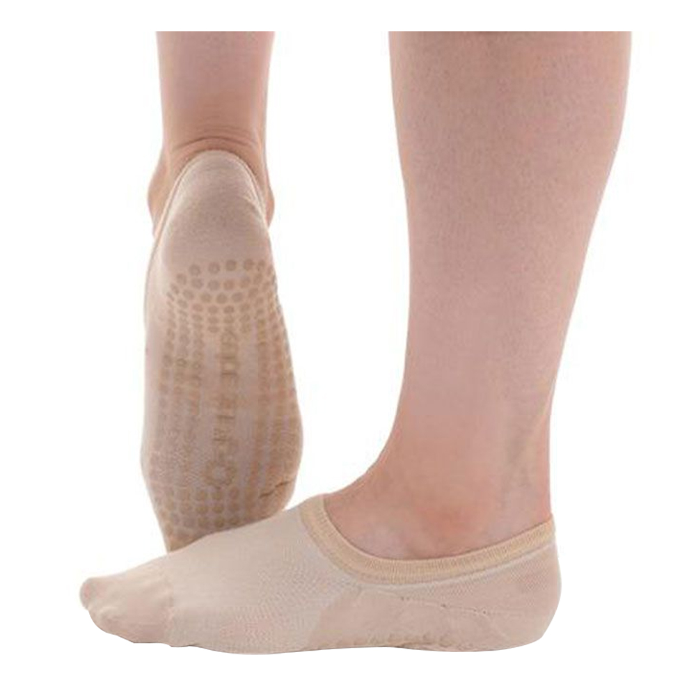 Great Soles - Kaia Low Cut Grip Sock - Natural/Natural