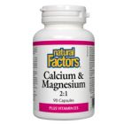 Natural Factors Calcium and Magnesium 2:1 