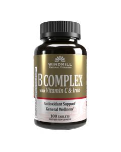 Windmill Natural Vitamins - B-Complex with Vitamin C & Iron