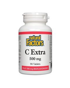 Natural Factors C Extra 500 mg Plus 500 mg Bioflavonoids