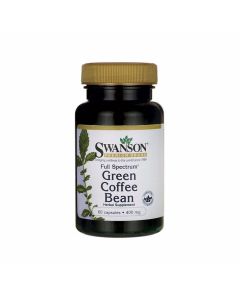 سوانسون - حبوب القهوة الخضراء كاملة الطيف 400 مغ