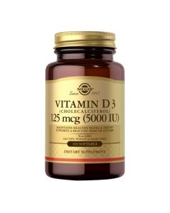 Solgar - Vitamin D3 (Cholecalciferol) 125mcg (5000 IU)