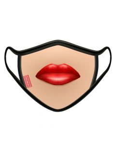 Sporter - Face Mask Female Lips - Red