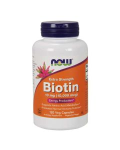 Now Biotin 10 mg Extra Strength