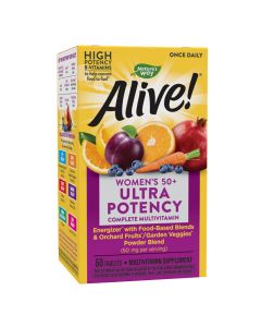 Natures Way - Alive - Once Daily, Women's 50+ Ultra Potency Complete Multivitamin