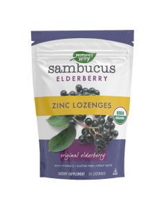 Natures Way - Organic Sambucus Zinc Lozenge