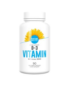 Portions Master - Bone Support D-3 Vitamin
