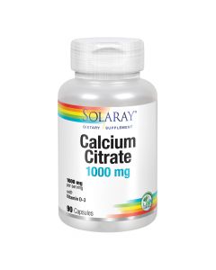 Solaray - Calcium Citrate With Vitamin D-3