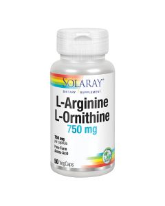 Solaray - L-Arginine L-Ornithine 750 mg