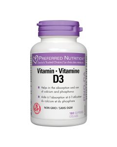 Preferred Nutrition - Vitamin D3 1000 IU