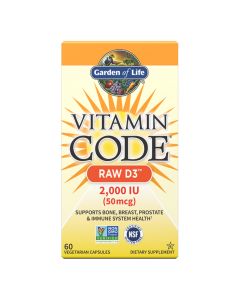 Garden Of Life - Vitamin Code Raw D3 2000 iu