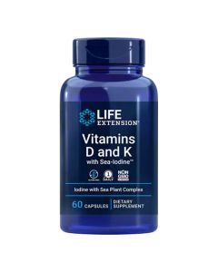 Life Extension - Vitamins D and K with Sea-Iodine