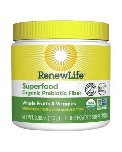 Renew Life  - Superfood Organic Prebiotic Fiber