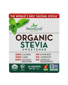 Sweet Leaf - Organic Stevia Sweetener Packets