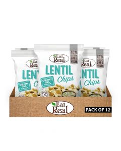 Eat Real - Lentil Chips - Box of 12