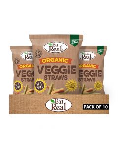 Eat Real - Organic Veggie Straws - Box of 10