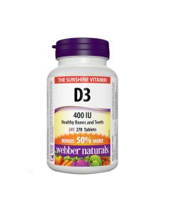 Webber Naturals - The Sunshine Vitamin D3 - Heathy Bones & Teeth