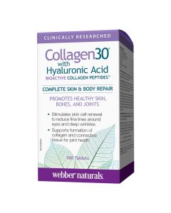 Webber Naturals - Collagen30 with Hyaluronic Acid - Bioactive Collagen Peptides