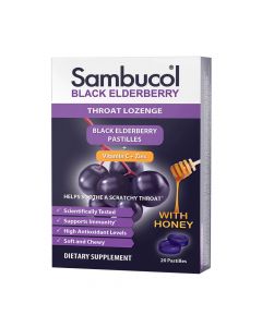 Sambucol Black Elderberry Throat Lozenge