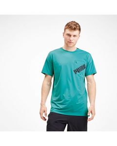 Puma DryCell - Get Fast Excite Tee - Blue Turquoise-Puma Black