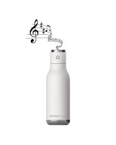 Asobu - Wireless Double Wall Insulated Stainless Steel Water Bottle with a Speaker Lid - White