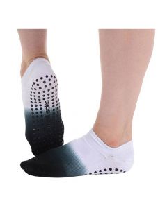 Great Soles - Ombre Dyed Grip Sock - Black/Black