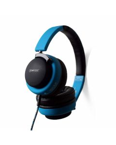 Boompods - Hush Wired Active Noise Cancellation Headphone & Travel Bag Blue
