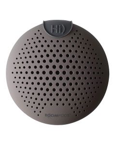 Boompods - SoundClip - Waterproof Bluetooth Speaker - IPX6 Amazon Alexa Integrated - Gray