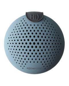 Boompods - SoundClip - Waterproof Bluetooth Speaker - IPX6 Amazon Alexa Integrated - Blue