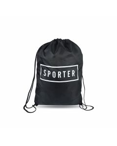 Sporter - Drawstring Bag - Black