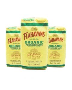 Flahavan's Organic Porridge Oats - Box of 3