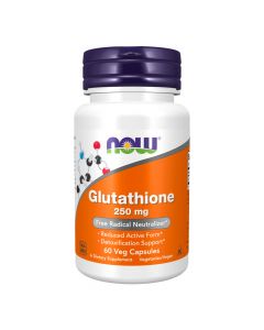 NOW Gluthathione 250 mg Free Radical Protection
