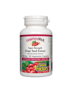 Natural Factors Super Strength Grape Seed Extract 100mg