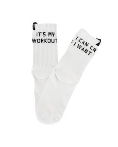 Gym Sox - It Is My Workout I Can Cry If I Want To - Socks