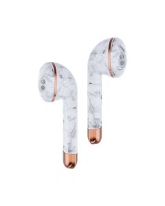 Happy Plugs - Air 1 True Wireless Earbuds - limited Edition - White Marble