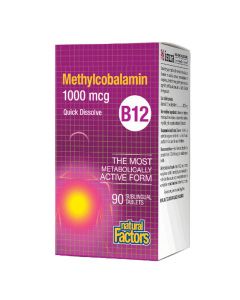 Natural Factors B12 Methylcobalamin 1000 mcg
