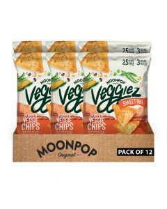 MoonPop - Popped Veggie Chips - Box of 12