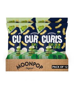 MoonPop - Curles Veggie Flips - Box of 12