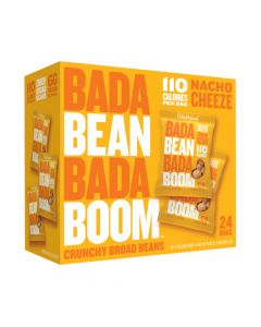 Bada Bean Bada Boom - Nacho Cheese Crunchy Broad Beans - 24 Bags