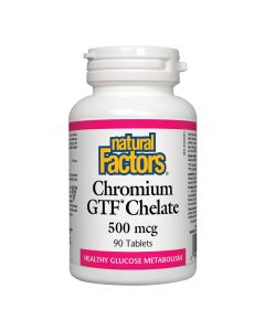 Natural Factors - Chromium GTF Chelate 500mcg