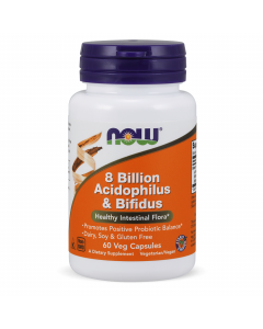 Now 8 Billion Acidophilus & Bifidus