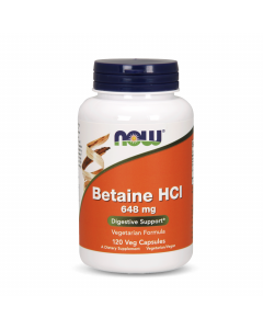Now Betaine HCl 648 mg
