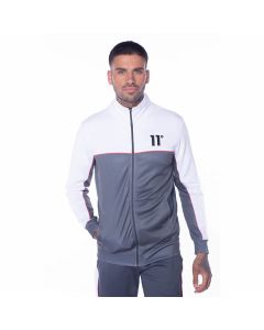 11 Degrees - Piping Poly Track Top - Anthracite/White/Red