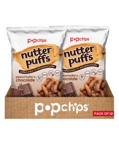 Popchips Nutter Puffs - Box of 12