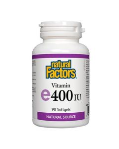 Natural Factors Vitamin E 400 IU, Natural Source