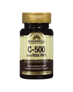Windmill Natural Vitamins - C-500 with Rose Hips
