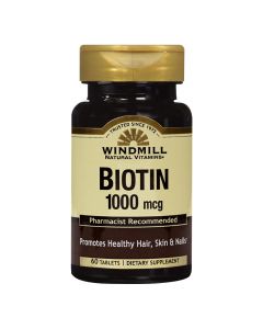 Windmill Natural Vitamins - Biotin 1000 MCG