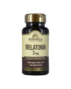 Windmill Natural Vitamins - Melatonin 3MG